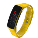 LED Bracelet Watch Thin Girl Men Sports Silicone