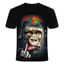 Face digital print T-shirt