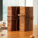 Real leather notebook