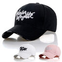 Alphabet baseball cap visor