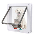 4 Way Lockable Pet Door Security Flap ABS