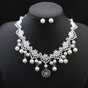 European fashion elegant jewelry bride wedding accessories necklace