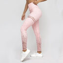 Hot Stamping Yoga Pants High Waist Stretch Fitness