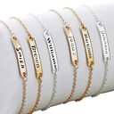 Engraved Name Bracelet