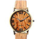 Wood Grain Style Wrist Watch