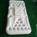 Inflatable Beer Pong Buoy. Pool mattress. drinking game