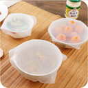 Food Reusable Silicone Stretch Cling Film Saran Wrap