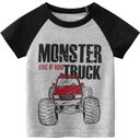 New Boys' Short Sleeve Tops Korean T-shirt Kids