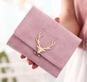 Korean Fashion Frosted Deer Woman Bag Multi Card
