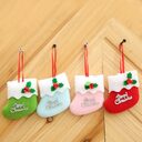 4pcsset Christmas Sock Hangings Ornament Pendant Tree Baubles