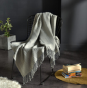 Fringed Knitted Small Blanket Napping Sofa