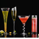 Creative glass cocktail