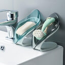 Bathroom Soap Holder Leaf Shape Box Kitchen Dish