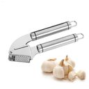 Multi-function cutting garlic stainless steel press