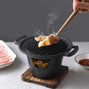 Mini BBQ Grill Alcohol Stove Home Smokeless Barbecue