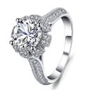 Explosion Jewelry Couples Rings Micro-inlaid Zircon Handmades Creative