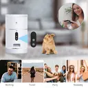 Pet Dog Cat Food Dispenser Bowl with Camera