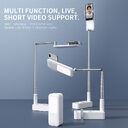 Selfie Portable Mobile Phone Holder With Light Foldable