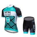 Vital Sports Men's Black Jersey Shorts Bib Set
