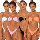 bikini with back buckle