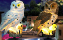 Solar Owl Garden Light Outdoor LED Lawn Lamp