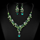 Western Wedding Photography Bride Necklace Earrings Simple Two