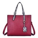 Diagonal cross bag Solid color stone tote