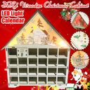 Christmas wooden calendar decorations