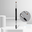 Makeup double head eyebrow brush