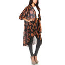 Star Moon Printed Thin Chiffon Cardigan