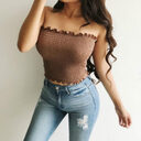 Sexy Fashion Summer Skinny Women Sleeveless Crop Tops