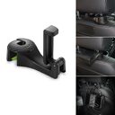 Car Headrest Hook with Phone Holder Seat Back