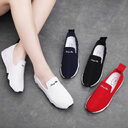 Women Canvas Shoes Youth Casual Comfortable High Heels