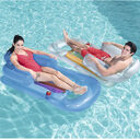 Summer Inflatable Folding Floating Row Chair With Armrests