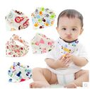 Baby Bibs Waterproof Triangle Cotton Cartoon Child Baberos