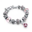 Crystal Beads Bracelets & Bangles Snake Chain Charm
