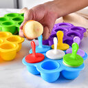 Kitchen Summer Home-Made Ice Cream 7-Hole Silicone Popsicle