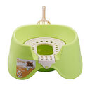 Spillproof Cat Litter Pan Semi-enclosed Oversize Toilet