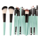 for MAANGE 18 make-up and brush suits with fan-shaped makeup tools to sell hot sales