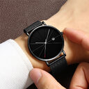 Simple calendar watch male creative waterproof quartz