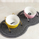 Protect cervical spine cat food bowl pet