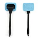 microfiber car window cleaner with brush long handle