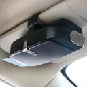 Car glasses case sun visor bill clip