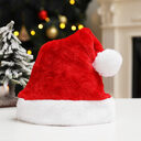 Christmas Goods Dense Velvet Short Plush Santa Hat