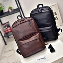 Retro casual backpack men computer bag student Korean