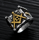 Masonic rings for men gold sun moon making