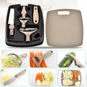 Stainless Steel Cutter Set Three Piece Wheat Straw