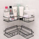 Bathroom Shelf Corner Frame Shower Wrought Iron Kitchen