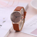 Leather Watch Quartz