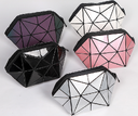 Fashion Geometric Cosmetic Bag For Women Ladies Zipper